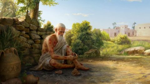 शैतानले फेरि एक पटक अय्यूबलाई परीक्षा गर्दछ (अय्यूबको शरीरभरि खटिराहरू निस्के)